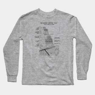 Grand Canyon 2023 Diagram Long Sleeve T-Shirt